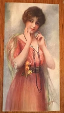 1940s Pin-Up Print  ORIGINAL Lithograph by CRYSON ART DECO