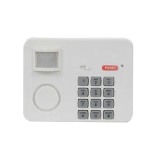 Wireless Motion Sensor Alarm With Security Keypad Pir Home Garage Shed Caravan