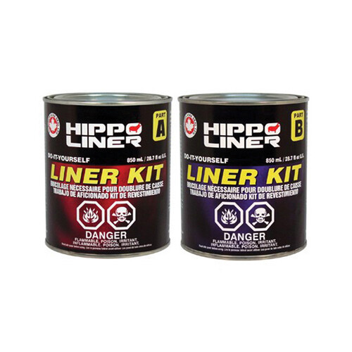 Dominion Sure Seal HippoLiner BHBLUR Black 2Part Truck Bedliner (0.45 Gallon) 776174100074 eBay