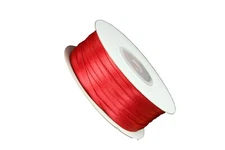 Thin DOUBLE FACE Silky SATIN Ribbon CHOOSE Size 1/8" or 1/16", Color & Length 