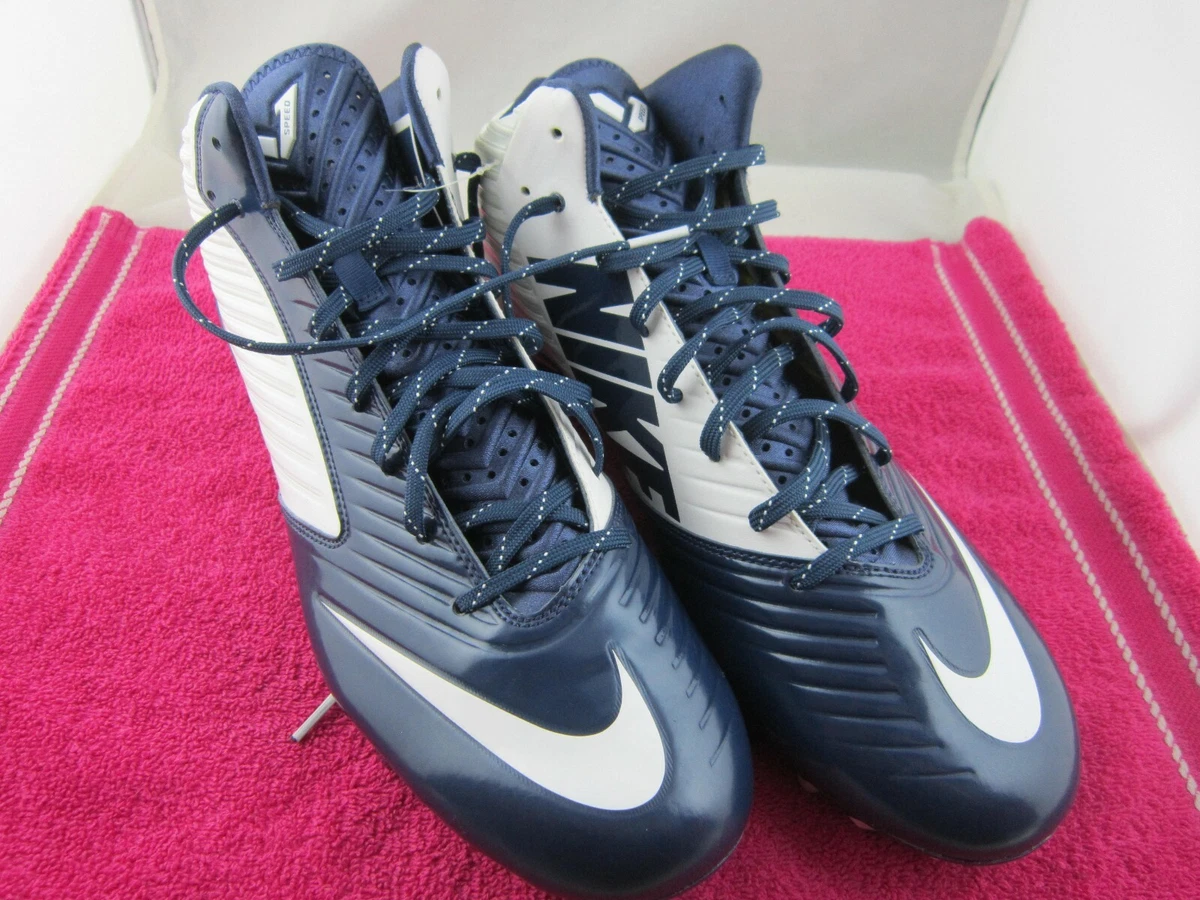 NIKE VAPOR SPEED WHITE AND BLUE COLOR STUDDED SPORT SHOES SIZE US 15 STOCK 117