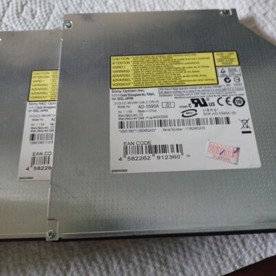 AD-5590A SONY Optiarc IDE Slimline DVD/CD Rewritable Drive ODD Burner no bezel