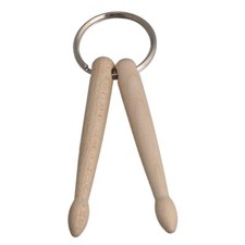 5pcs Mini Drum 2 Sticks Keychain Wood Drumsticks Key Ring Chain Percussion