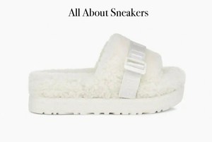 ugg slides white