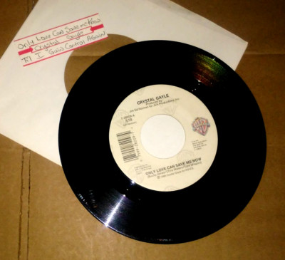 CRYSTAL GAYLE Til I..Control Again/Only Love..Save Me Now WARNER BR 45 RPM L@@K!