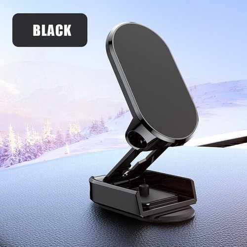 Foldable Magnetic Car Phone Holder Stand Strong Magnet Dashboard Mount Bracket - Picture 6 of 8