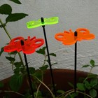 Garden Ornament Buttferly Set of 3 Outdoor Solar Decoration Stake Yard Lawn