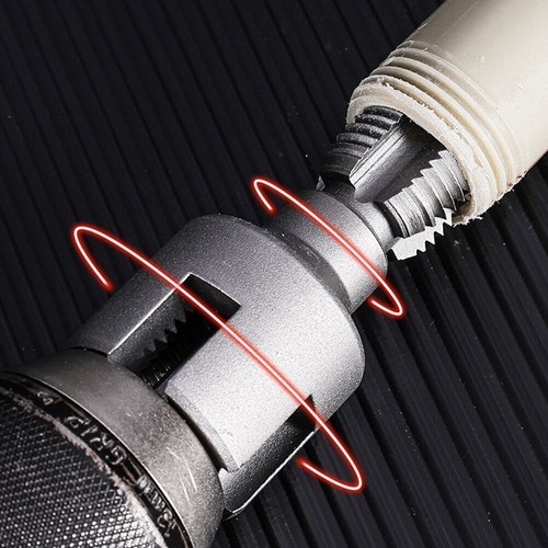 Herramienta de corte de rosca de tubería de PVC integrada taladro eléctrico compatible (6 puntos). - Imagen 9 de 9