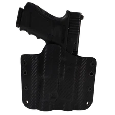 OWB Kydex Holster for Handguns with a Streamlight TLR-7/7A - BLACK CARBON FIBER