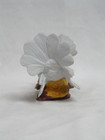 A Pair of Love Doves on a Branch with a Pink Flower Porcelain Figurine — photo 2