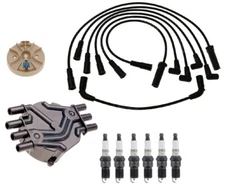 ACDelco Ignition Kit Distributor Rotor Cap Wire & Spark Plugs for GMC Chevy 4.3L