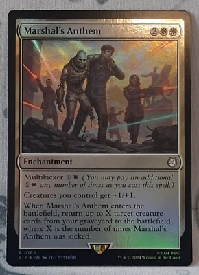 Marshal`s Anthem - Rare/Foil - Jenseits des Multiversums: Fallout - EN/NM