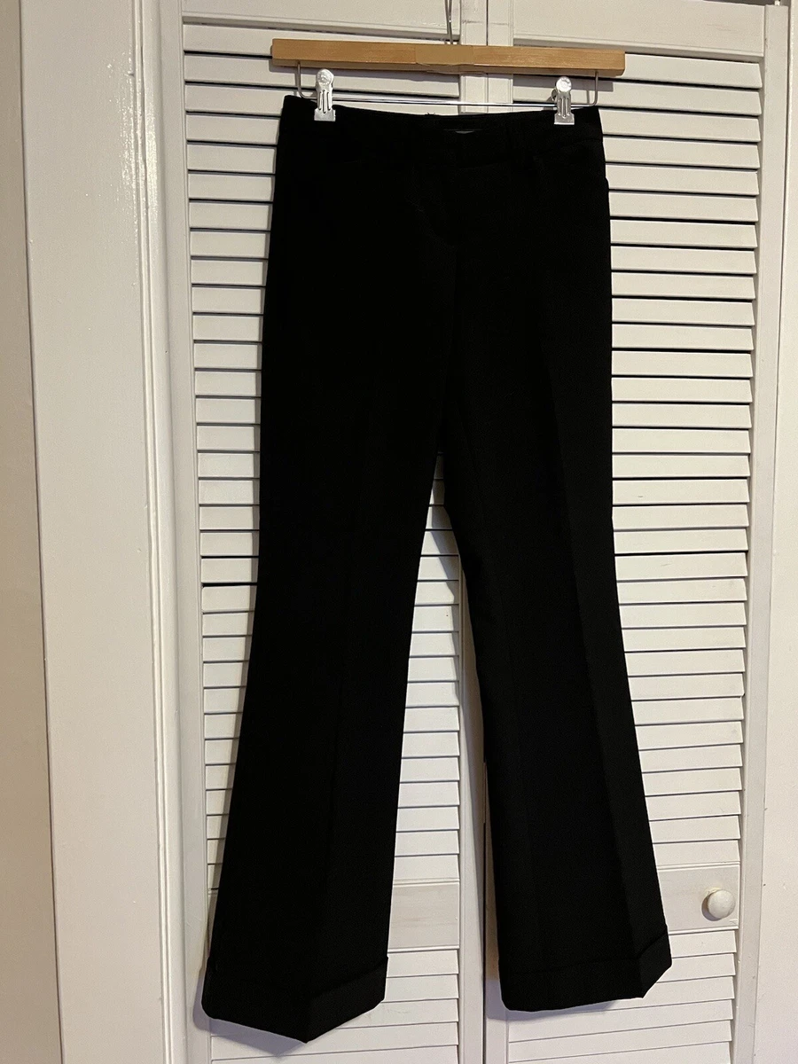 EXPRESS Women's Size 0 Dress Pants EDITOR Straight Mid Rise Black | eBay