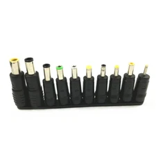 2pcs Round head female socket to male 10 DC adapters laptop power adapter