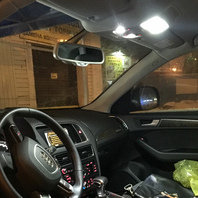 AUDI Q5 LED INTERIOR PREMIUM CONJUNTO 18 LÂMPADAS SMD BRANCAS SEM ERROS 8R - Imagem 3 de 4