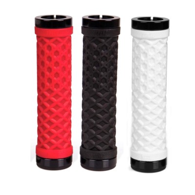 BMX Race Racing Mtb ODI Vans Lock On Grips Griffe Rot Schwarzer Lockring