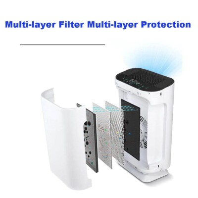 Home Air Purifiers For Large Room Medical Grade HEPA Air Purifier Smoke Odor Pet