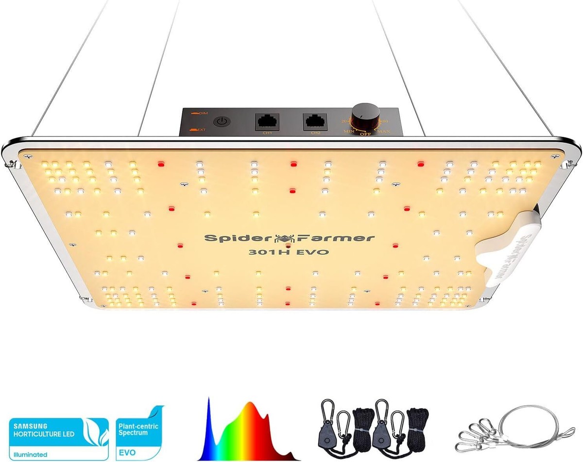 Spider Farmer SF1000 Samsung LED植物育成ライト Spider Farmer SF1000,Samsung LM301H EVO Led Full Spectrum Plant