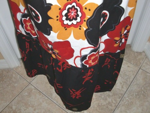NWOT~Women's~LOCAL DESIGNER~100%COTTON~FLORAL~RUFFLE~HI-NECK~MAXI DRESS Size M - Picture 4 of 8