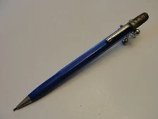 Vintage Scripto Property U. S.  Government Blue  Mechanical Pencil