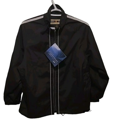 North End Techno Lite Black Youth Jacket Size L/G