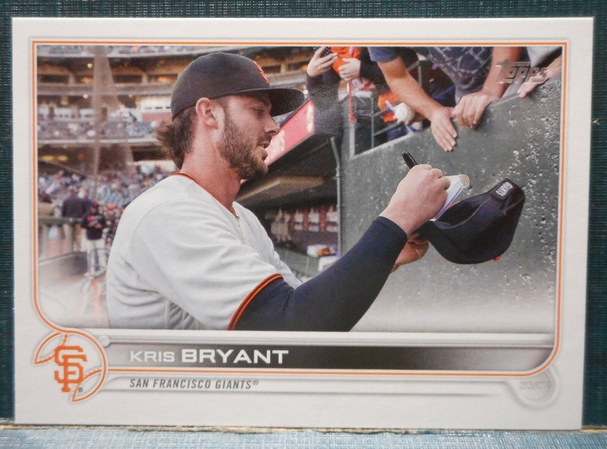 2022 Topps Series 1 #86 Kris Bryant SP Photo Variation Short