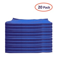 20 Pack Microfiber Cleaning Cloth No-Scratch Rag Car Polishing Detailing Towel