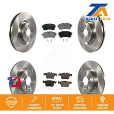 Front Rear Disc Brake Rotors And Ceramic Pads Kit For Jaguar E-Pace K8T-104058