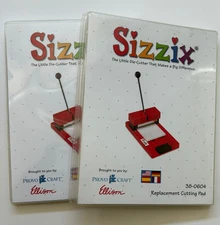 2 New SIZZIX REPLACEMENT CUTTING PADS Provo Craft-Red Die Cutter-Part 38-0604