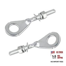 Motorcycle Chain Adjuster Tensioner Metal Chain Axle Adjusters Compatible