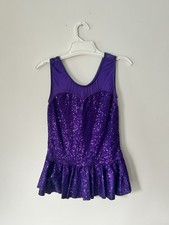Balera Purple Sequin Peplum Tops 8 