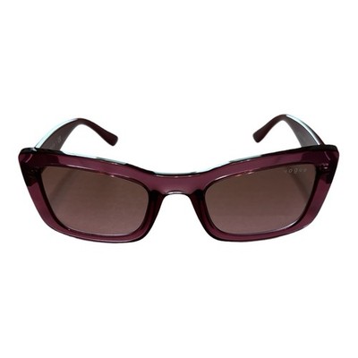 Vogue VO5311-S 279814 Translucent Plum Burgundy Rectangular Sunglasses 49-22-135