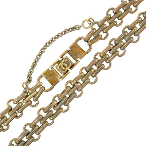 Collana CHANEL Coco Mark Bijou nastro oro