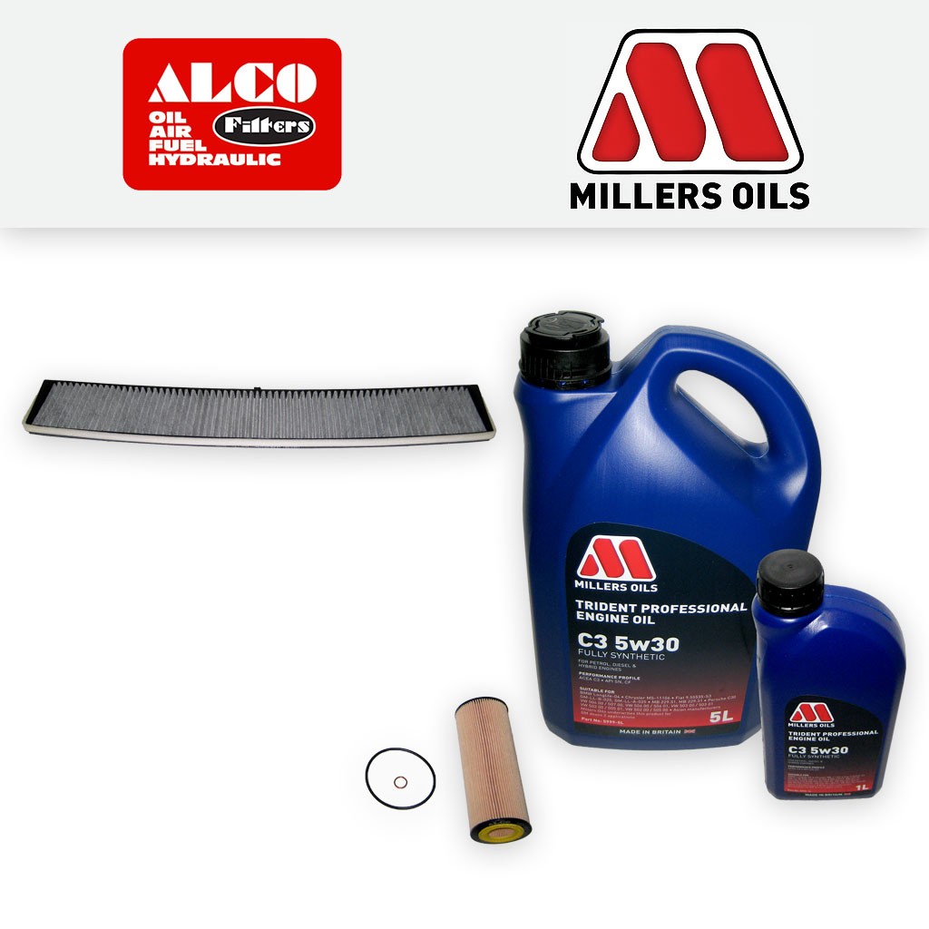SERVICE KIT for BMW 3 SERIES E46 318D 320D M47 OIL CABIN FILTER +OIL (2003-2005)