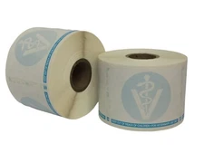 12 RLS - Dymo Compt 30258 CADUCEUS 2.125"x2.75" Veterinary Diskette 4,800 Labels
