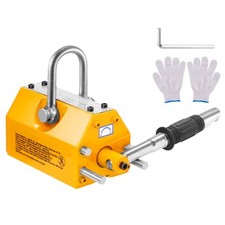 400kg Hebemagnet Lasthebemagnet Magnet Gelb Kranmagnet Magnetheber Stahl