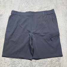 Weatherproof Vintage Tech Shorts Men 36 Blue Performance Regular Fit Stretch 9"