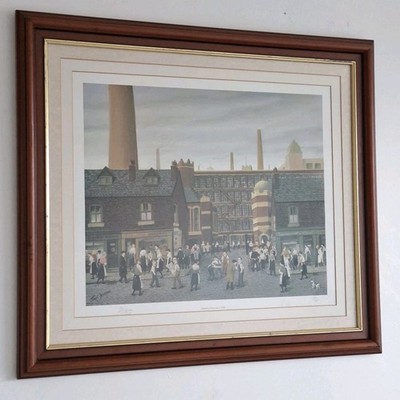 Tom Dodson Limited Edition Print Manchester Artist Dinner Time At The Mill