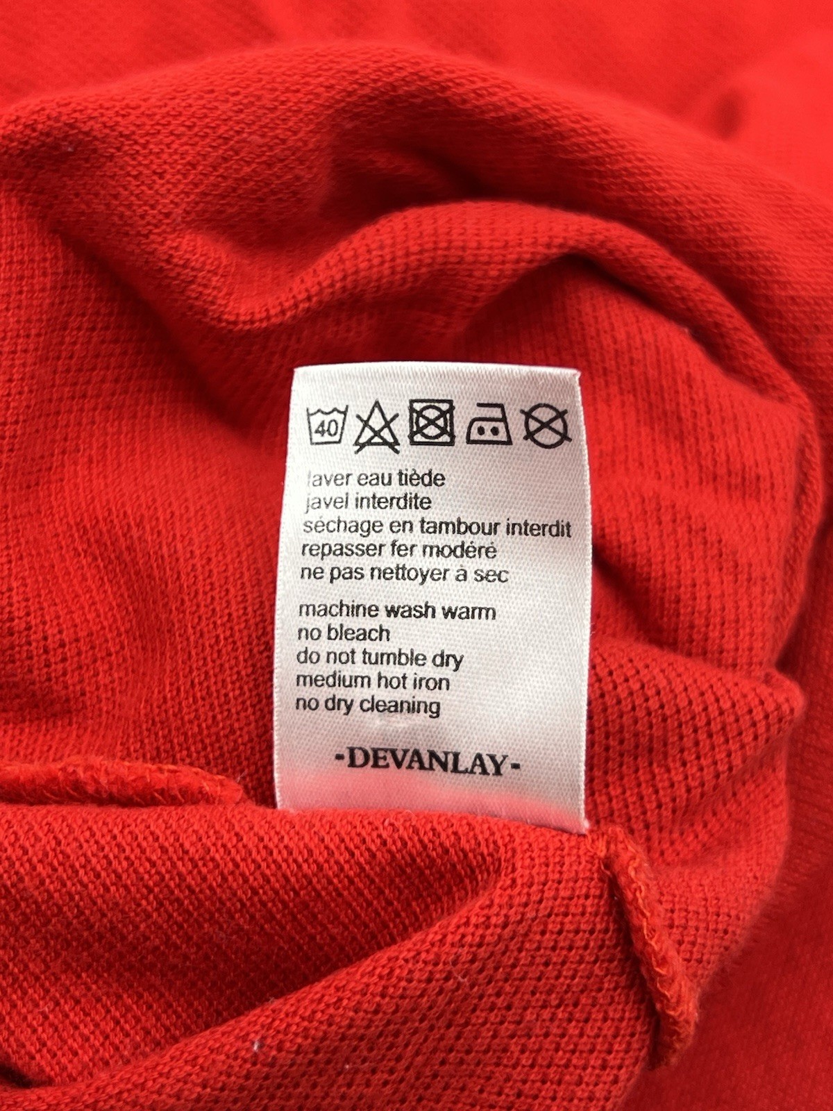 Lacoste Polo Shirt Men's 8 US 3XL Red Short Sleeve T-Shirt Casual thumbnail 9