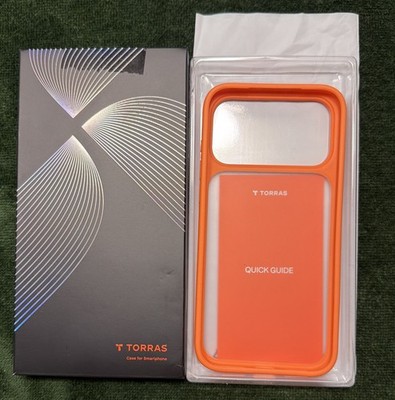 TORRAS Shockproof for iPhone 17 PRO MAX Case Protection Cover Orange 6.9  NEW