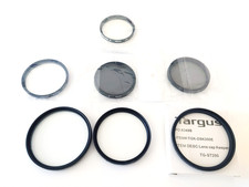 Lot of 6 Filters Hoya, Tiffen, Promaster, CPC Phase 2 Targus 62, 58, 52, 49 mm