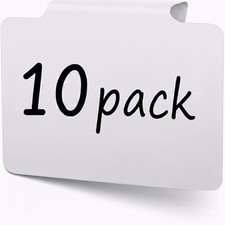 10 Basket Labels Clip On for Pantry Organization and Storage 3x4 in Baskets Bin