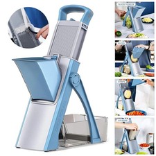 Safe Mandoline Vegetable Slicer Adjustable Vegetable Chopper Mandolin Kitchen UK