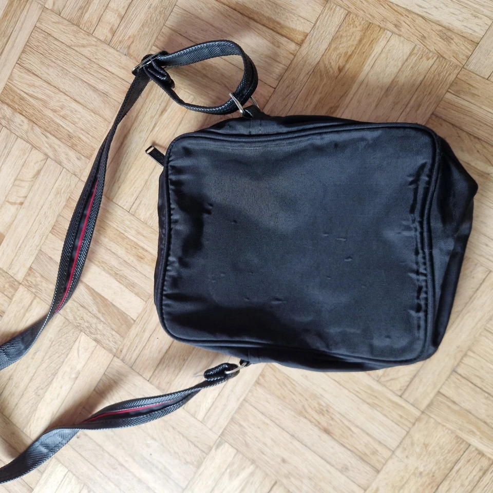 Herren Umhängetasche🛑Schultertasche Reisetasche🛑schwarz Airline - Bild 4 von 4