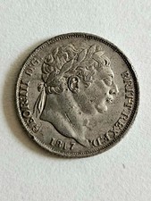 1817 George 111 silver sixpence 2.73g in very good condition