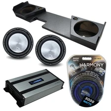 2014 - 2018 Chevy Silverado Double Cab Harmony HA-A122 Dual 12 Sub Box HA-A800.1