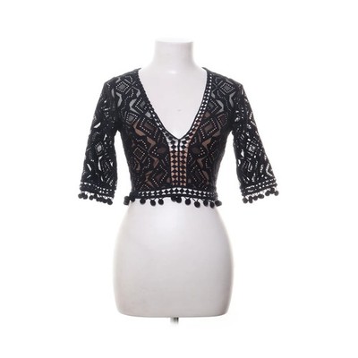 For Love & Lemons, Crop Top, Größe: XS, Schwarz #pp2