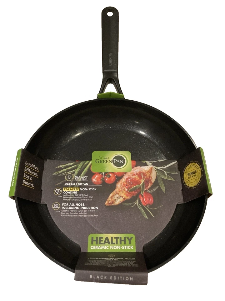 GreenPan Smart Collection Ceramic Non-Stick For All Hobs Frying Pan 28cm