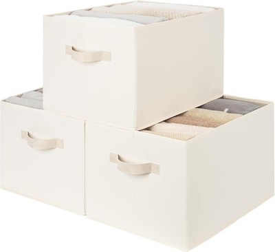 Extra Großer Stoff Aufbewahrungskorb - Faltbare Boxen für Regale