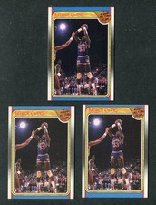 (3) Patrick Ewing New York Knicks All-Star 1988-89 Fleer Basketball Cards #130
